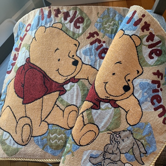 Set of two pillow covers - Winnie the Pooh and Rabbit, “Hello Little Friend” - Picture 2 of 5